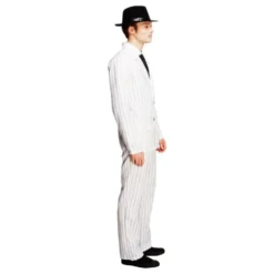 Gangster Hvid Kostume