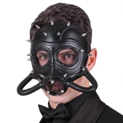 Gasmask med nitter