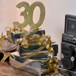 Gavebånd Guld/Glitter