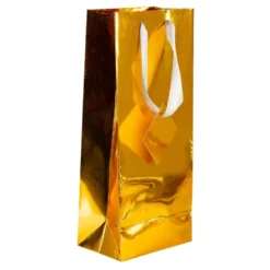 Gavepose Flaske Folie Guld