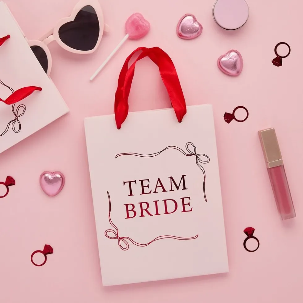 Gaveposer Team Bride Lyserød Sløjfe