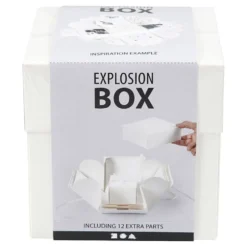 Gaveæske Explosion Box Hvid