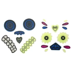 Gel Stickers til Græskar Day of the Dead