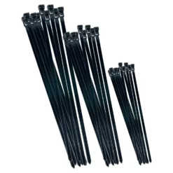 Genanvendelige Kabelstrips Sorte