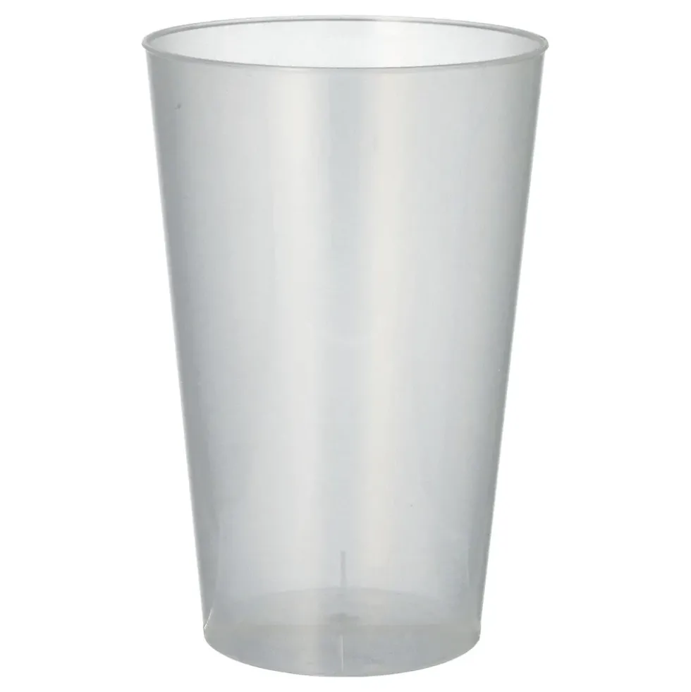 Genanvendelige Plastglas