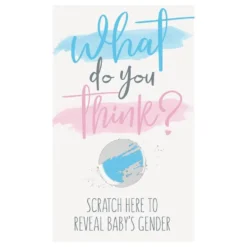 Gender Reveal Scratchkort Boy/Girl