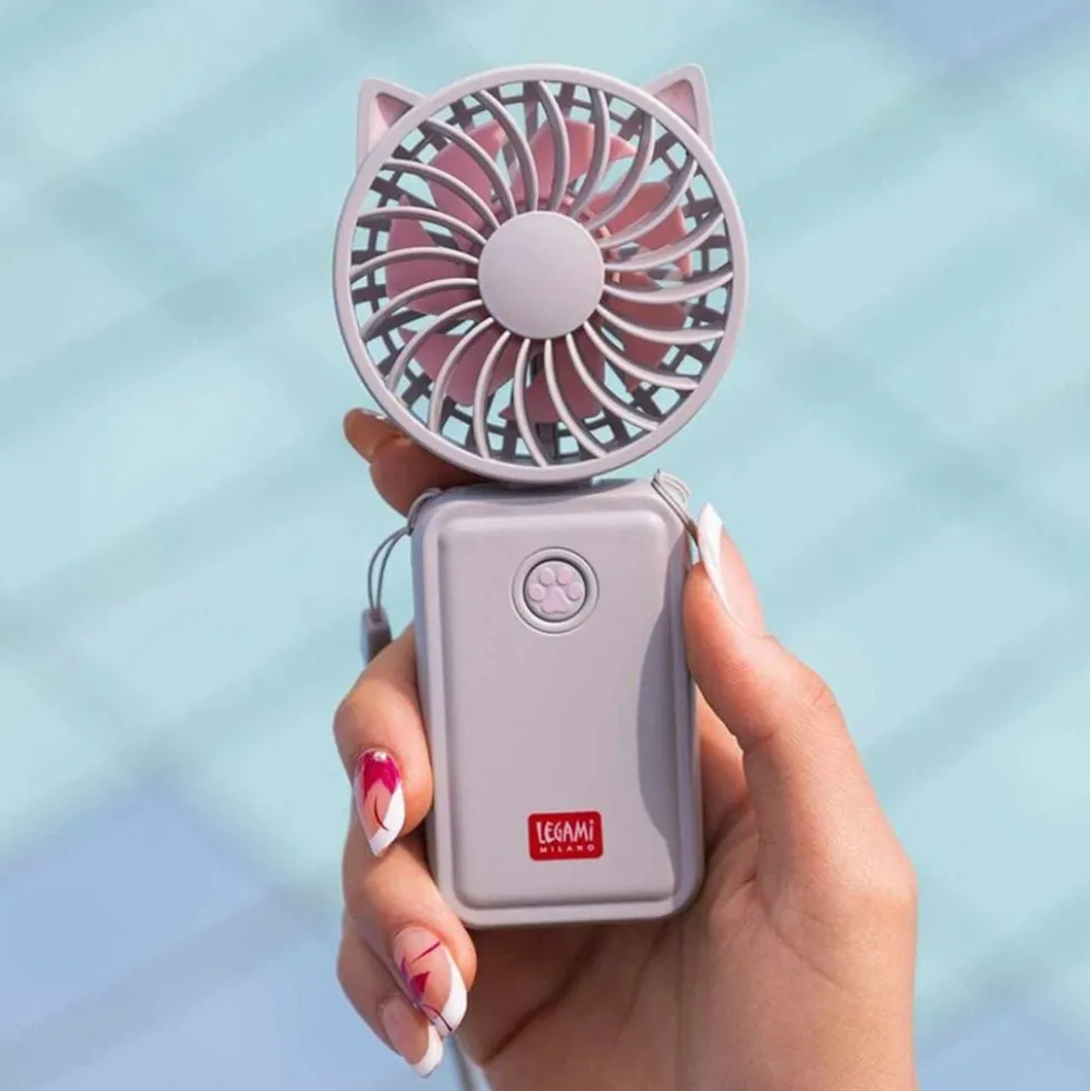 Genopladelig Mini-ventilator Kitty