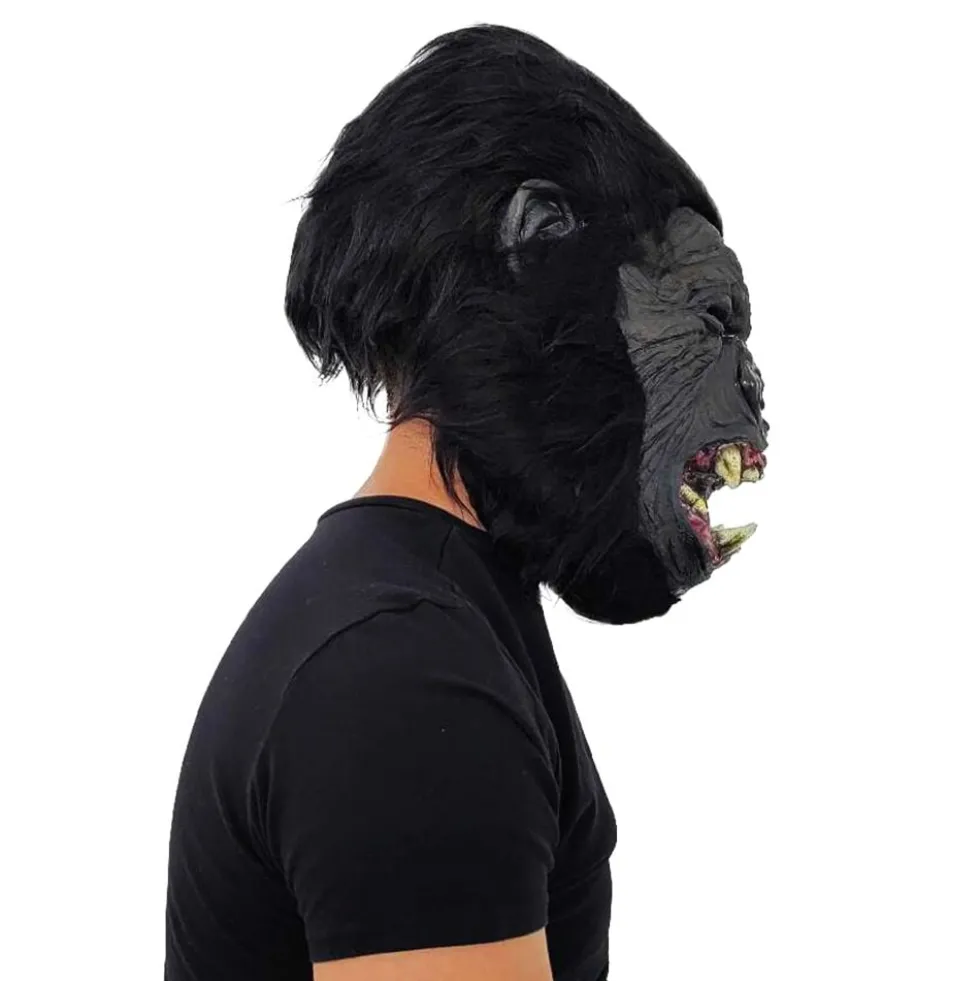 Ghoulish latexmaske Skør Abe