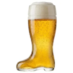Gigantisk Ølstøvle i Glas