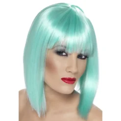 Glam Neonturkis Paryk
