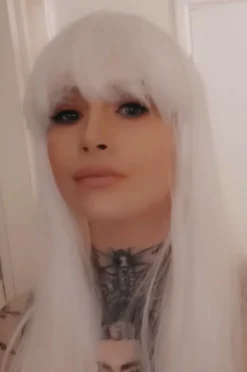 Glamourama Hvid Paryk