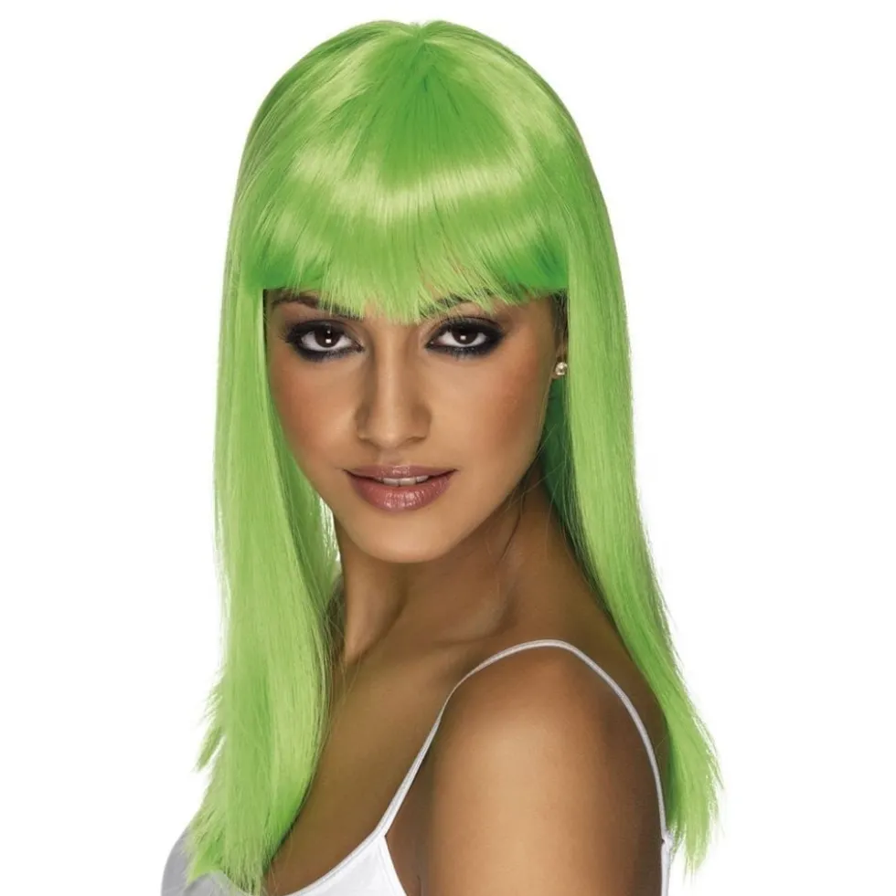 Glamourama Neongrøn Paryk