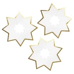 Glasmarkører Stjerner Hvide