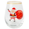Glas med Julemand Merry Christmas