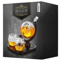 Globuskaraffel med Glas Deluxe Sæt