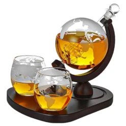 Globuskaraffel med Glas Deluxe Sæt