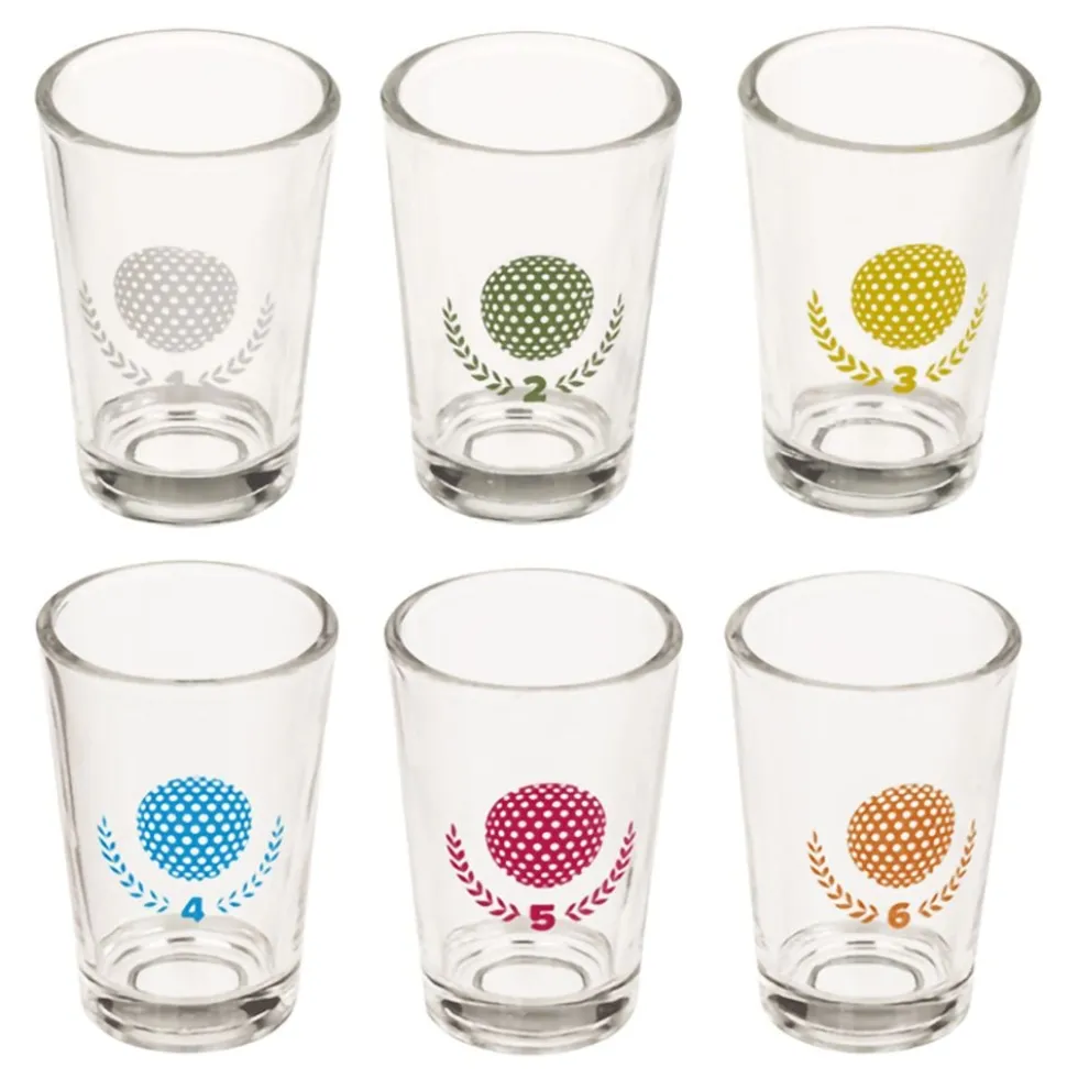 Golf Festspil med Shotglas