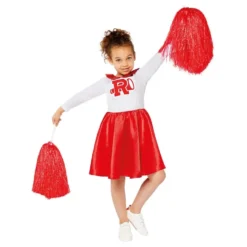Grease Sandy Rydell Cheerleader Børnekostume