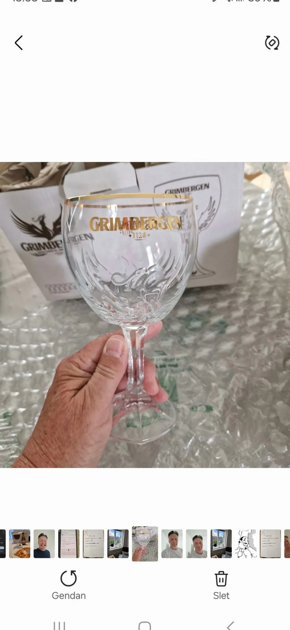 Grimbergen Phoenix Ølglas