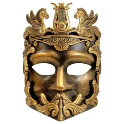 Græsk Maske Guld