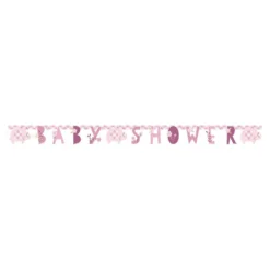 Guirlande Baby Shower Lyserød