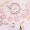 Guirlande Baby Shower Stjerner Lyserød