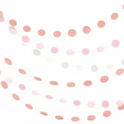Guirlande Cirkler Roséguld Blush