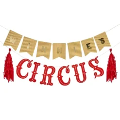 Guirlande Cirkus med Bogstaver