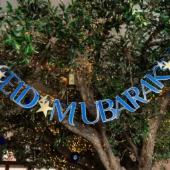 Guirlande Eid Mubarak Navy