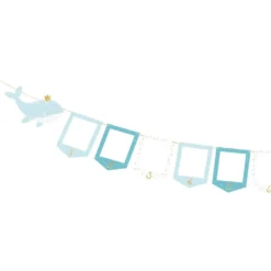Guirlande Fotorammer Baby Blå