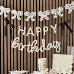 Guirlande Happy Birthday Cremehvid Roset