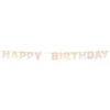 Guirlande Happy Birthday i Træ Dreamy Pastel