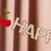 Guirlande Happy Birthday Kirsebær