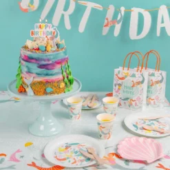 Guirlande Happy Birthday Mermaid Waves