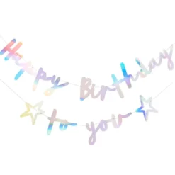 Guirlande Happy Birthday To You Farveskinnende