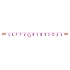 Guirlande Happy Birthday Unicorn