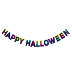 Guirlande Happy Halloween Flerfarvet