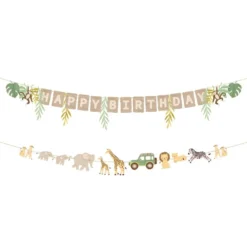 Guirlander Happy Birthday Safari Party