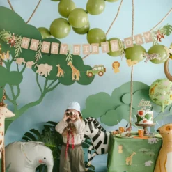 Guirlander Happy Birthday Safari Party