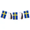 Guirlande Svenske flag Og Studenterhuer