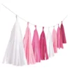 Guirlande Tassel Lyserød DIY