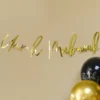 Guirlande Umrah Mubarak Guld