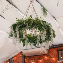 Guirlande Wisteria med Blomster