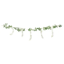 Guirlande Wisteria med Blomster