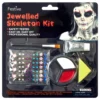 Halloweensminke Skelet med Juveler