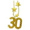 Halskæde Guld Tal 30