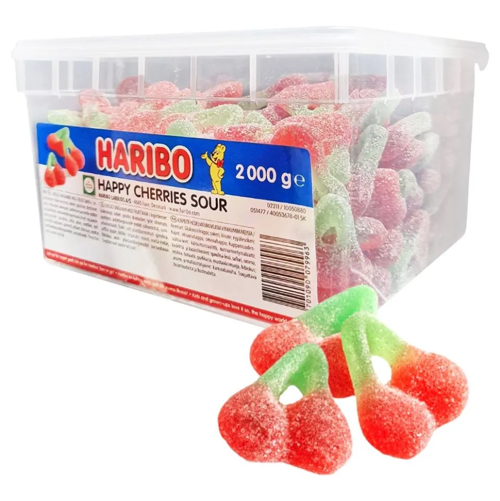 Haribo Happy Cherries Sour Økonomipakke