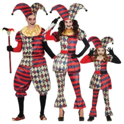Harlequin Gyklermester Børnekostume