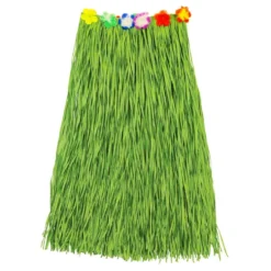 Hawaii-nederdel med Blomster Grøn
