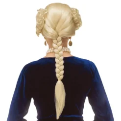 Hertuginde Blond Paryk med Fletning